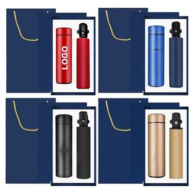 17oz Water Bottle with Umbrella Gift Set By Ship