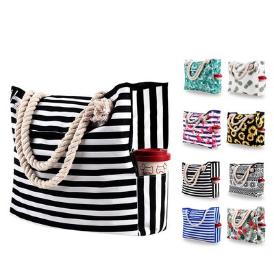 Waterproof Canvas Beach Bag