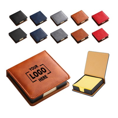 Durable Luxury Leather-Cased Sticky Notes