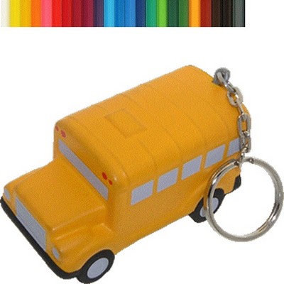 School Bus Stress Reliever Keychain