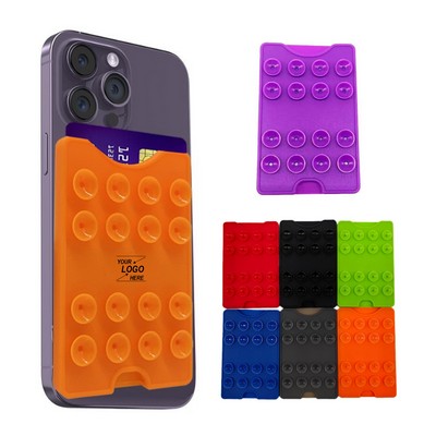 Silicone Stick-On Phone Wallet