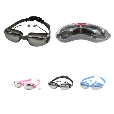 HD Anti-Fog Electroplating Swimming Goggles