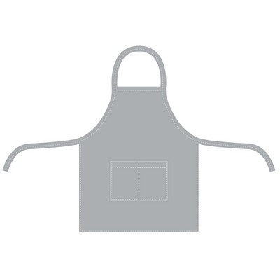 Basic Apron 20"x28" with pockets-Square corner -Polycotton