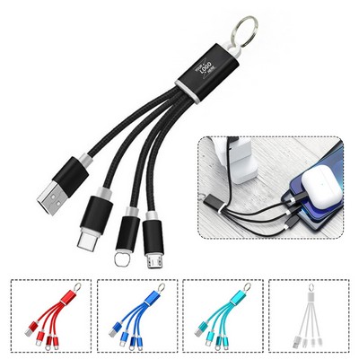 Braided 3-in-1 Multi-Device Charging Cable