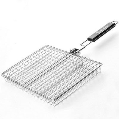 18.3"*12.6"*1.6" Stainless Steel Grill Basket