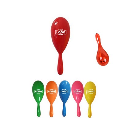 Clear Plastic Maracas