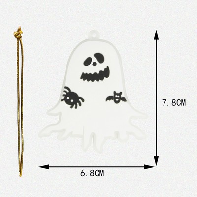 Silicone Cute Ghost Keychain