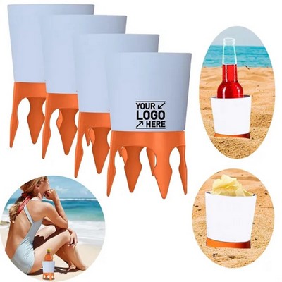 Beach Cup Holders With Bottle Opener