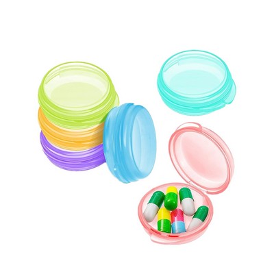 6 Pack Portable Travel Pill Cases