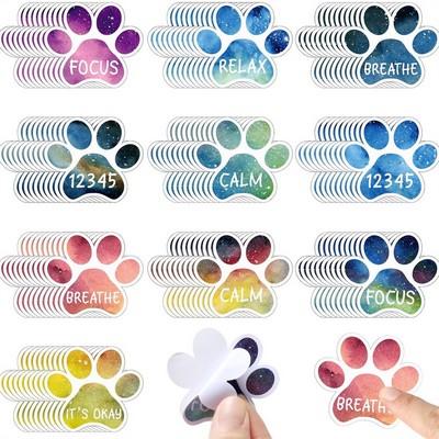 Dog Paw Sensory Stickers