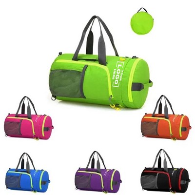 Foldable Travel Backpack Gym Duffel Bag Organizer