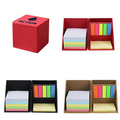 Multi-Function Sticky Notes Cube Box&Pen Holder