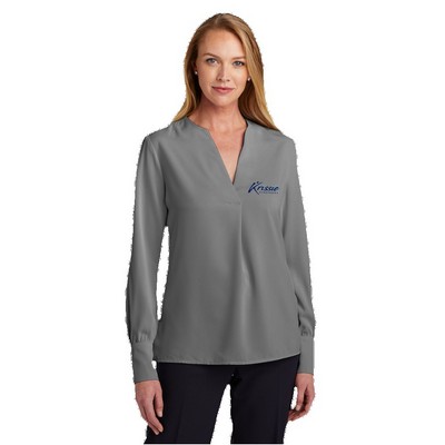 Brooks Brothers® Women's Open-Neck Satin Blouse