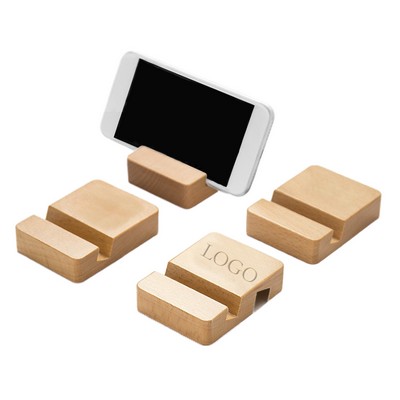 Wooden Phone Stand Set (Single Slot & Double Slot)