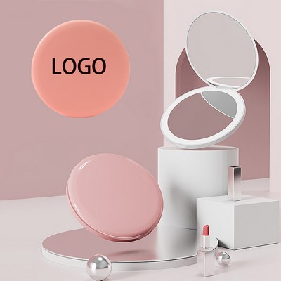 Handheld Led Compact Travel Makeup Mirror