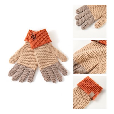 Women's Thick Winter Gloves with Touchscreen Fingertips