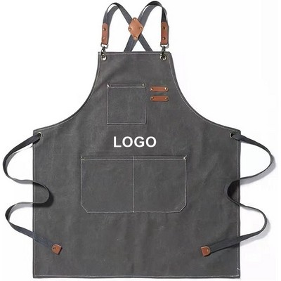 Canvas Cross Back Chef Aprons