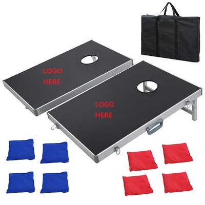 Portable Aluminum Framed Bean Bag Toss Game Set