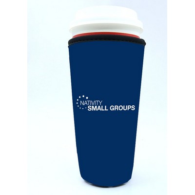 Full Color Coffee Insulated Neoprene Cup Sleeve 30-32oz