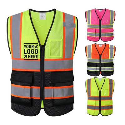 Reflective Mesh Safety Vest