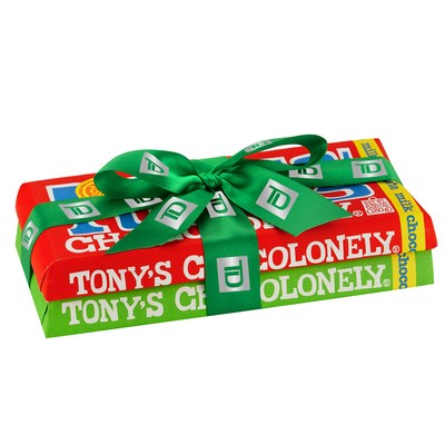 Tony's Chocolonely® Large Chocolate Bar 2 Pack w/ Custom Ribbon