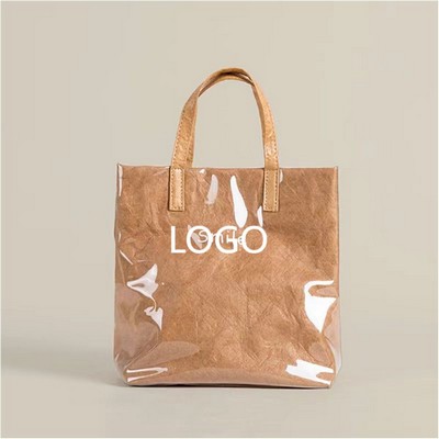 Washable PVC DuPont Paper Bag Totes