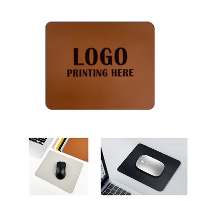 Square PU Leather Mouse Pad