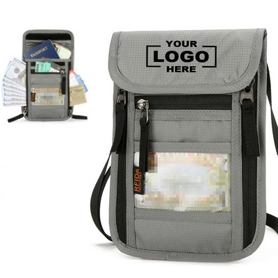 Hands-Free ID Badge Holder with Multiple Pockets