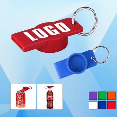 Tab And Grab Bottle Opener Key Chain Combo