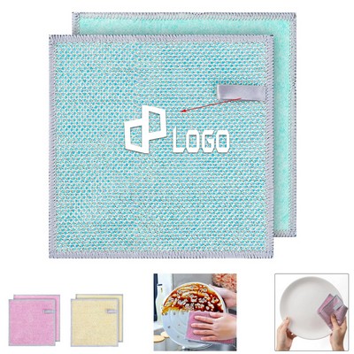 7.8 X 7.8Inch Double-Sided Multifunctional Wire Dishcloth