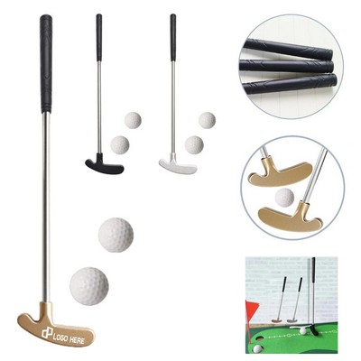 Desktop Golf Mini Putter Kit