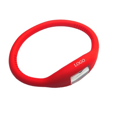 Classical Silicone Pedometer Bracelet