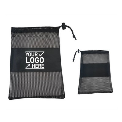 Polyester Mesh Drawstring Bag