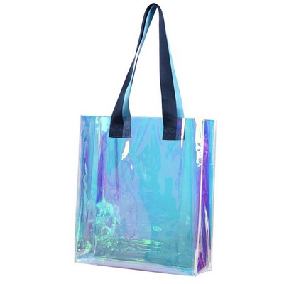 Holographic Transparent Tote Bag