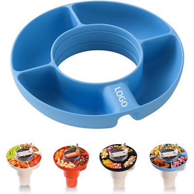 Silicone Snack Tray for Stanley Cup 40 Oz