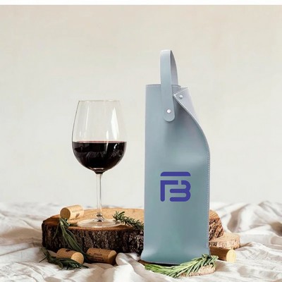 PU Leather Wine Bottle Carrier