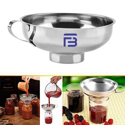 Stainless Steel Wide Mouth Canning Funnel