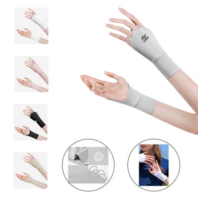 Uv Protection Fingerless Gloves