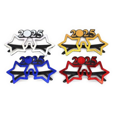 2025 New Year Star Shaped Party Glasses