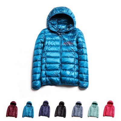 Winter Lightweight Down Jacket with Storage Bag