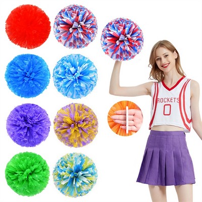 Paper Cheerleading Pom-Poms