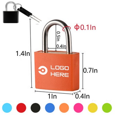 Mini Padlocks Set Luggage Locks with 2 Keys