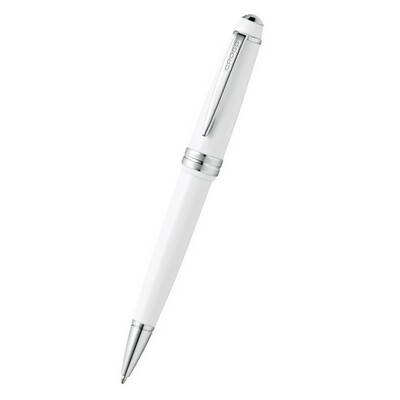 Cross Bailey Light™ Polished White Resin And Chrome Accents Ballpoint Pen