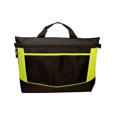 Prime Line Go-Fer Lightweight Polyester Briefcase