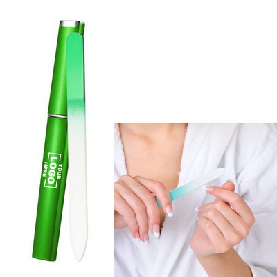 Glass Nail File with Protective Case