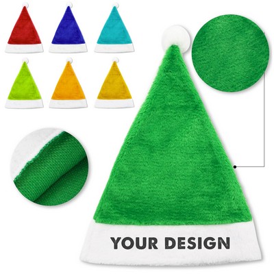 Premium Velvet Christmas Cap Santa Hat