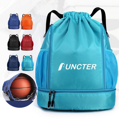 Waterproof Dry/Wet Separation Swim Bag Gym Bag with Shoes Compartment