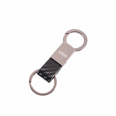 Zinc Alloy CarbonGrip Belt Hook Keychain