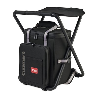 Cuisinart Outdoors™ Folding Chair Backpack Cooler - Black