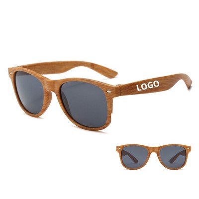 Wood Grain Sunglasses